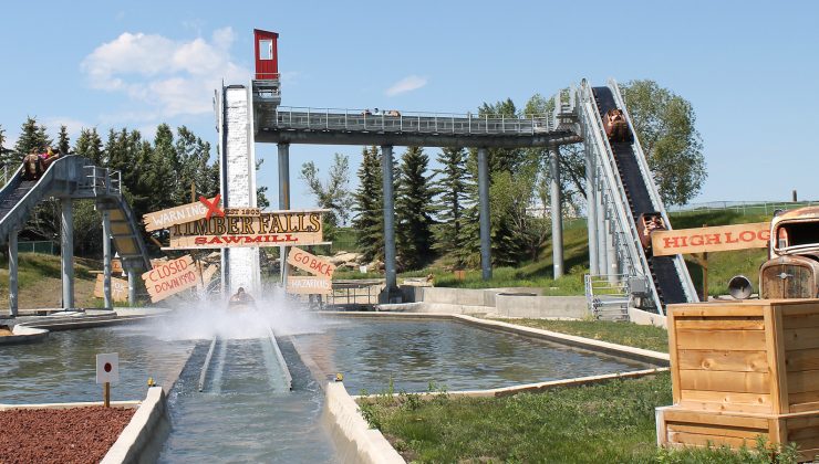A New Log Flume Ride Makes a Splash in Calaway Park