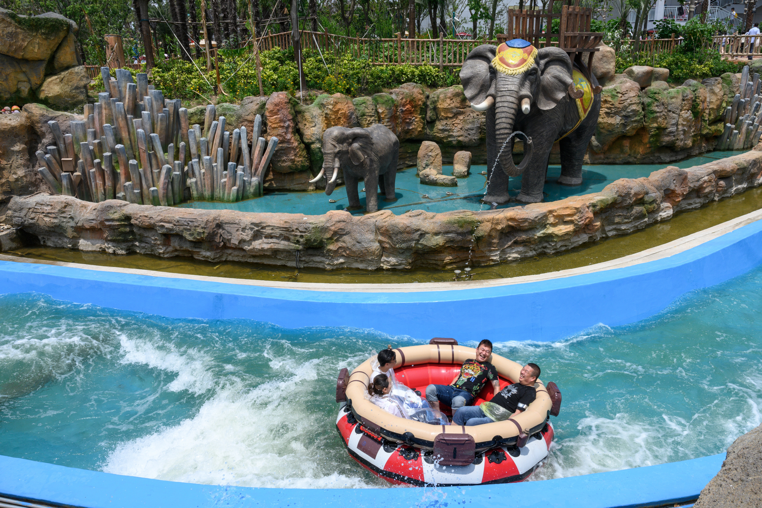 Spinning Rapids Ride, Haichang Ocean Park, Shanghai, China