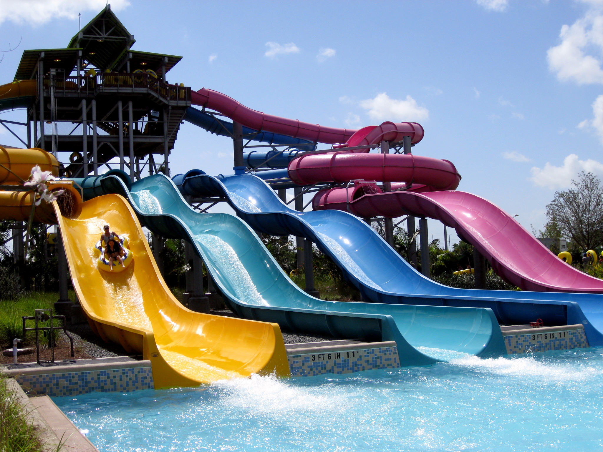 Inner Tube Slides, Sea World Orlando, Orlando, USA