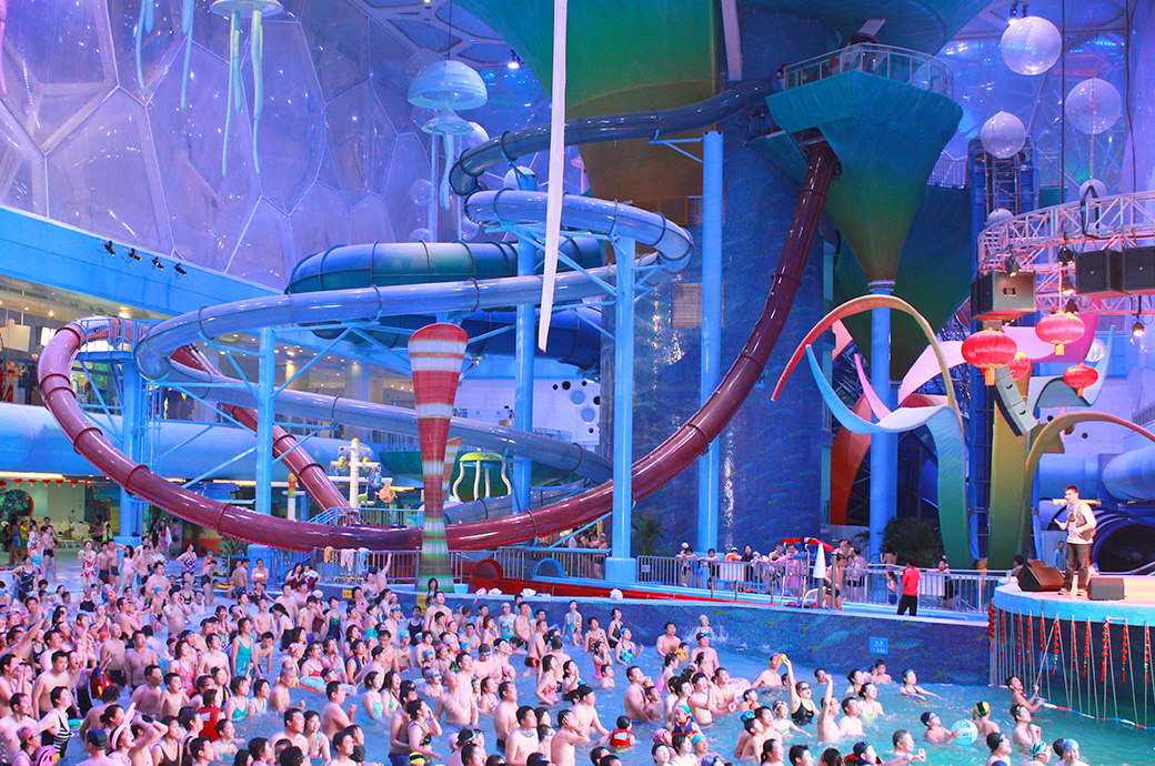 AquaLoop + AquaTube, Happy Magic Water Cube, Beijing, China