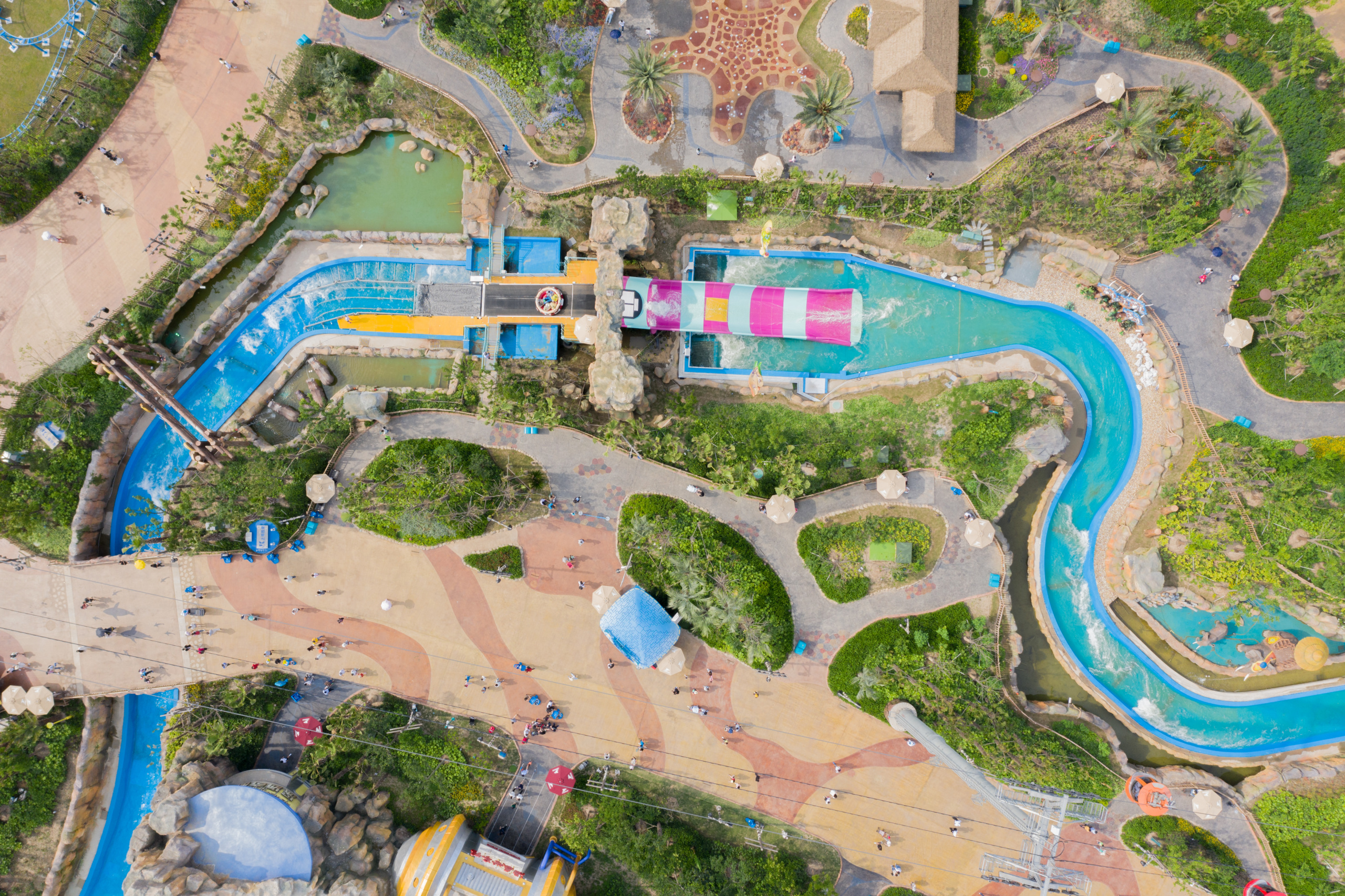 Spinning Rapids Ride, Haichang Ocean Park, Shanghai, China
