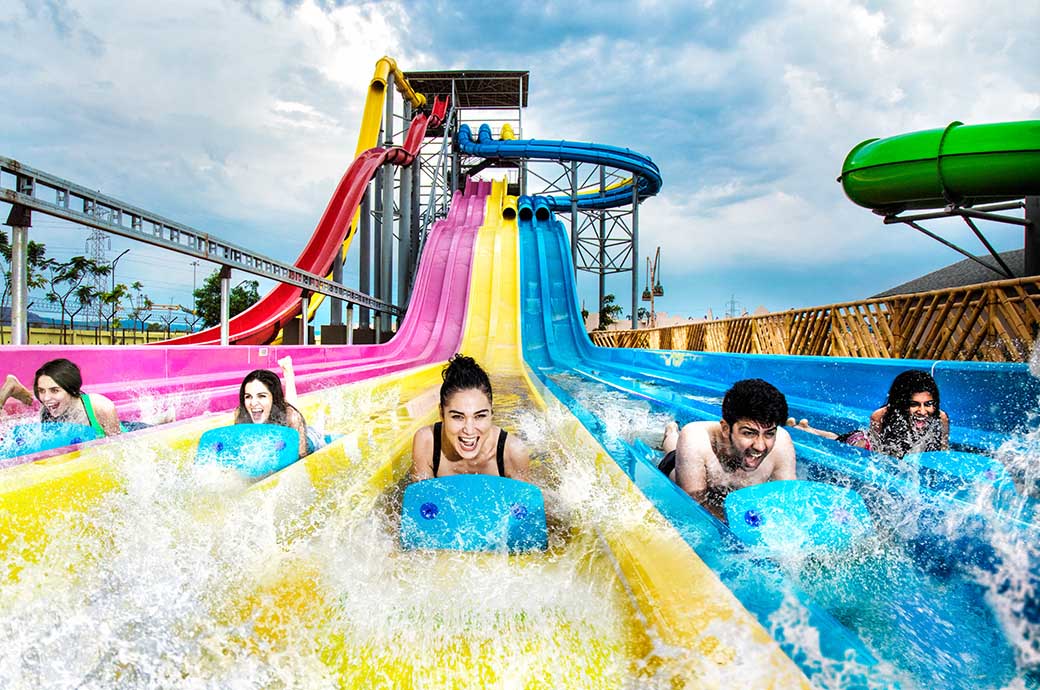 Water Kingdom Rides 90 Degree Slide