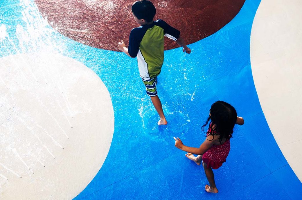 Kids having fun and being safe on the Life Floor by the best manufacturer - Ultimate Safety and Comfort - WhiteWater West