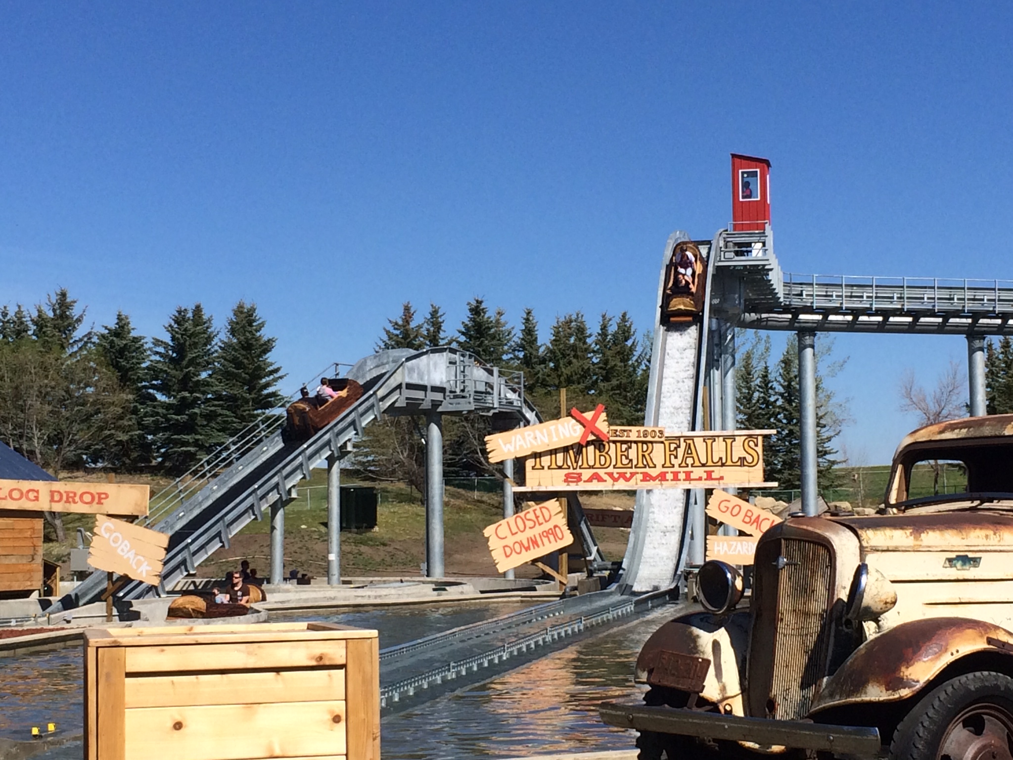 Log Flume, Calaway Park, Calgary, Canada