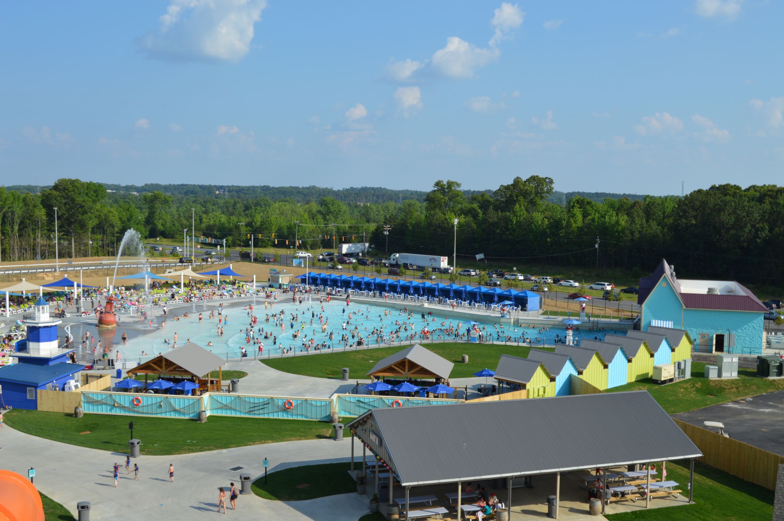 Overview, Carowinds Carolina Harbor, South Carolina, USA