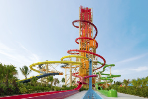 Best and Most fun Thrill Tower - themed - Best Water Slide Designer WhiteWater West - Perfect Day at CoCoCay, The Bahamas