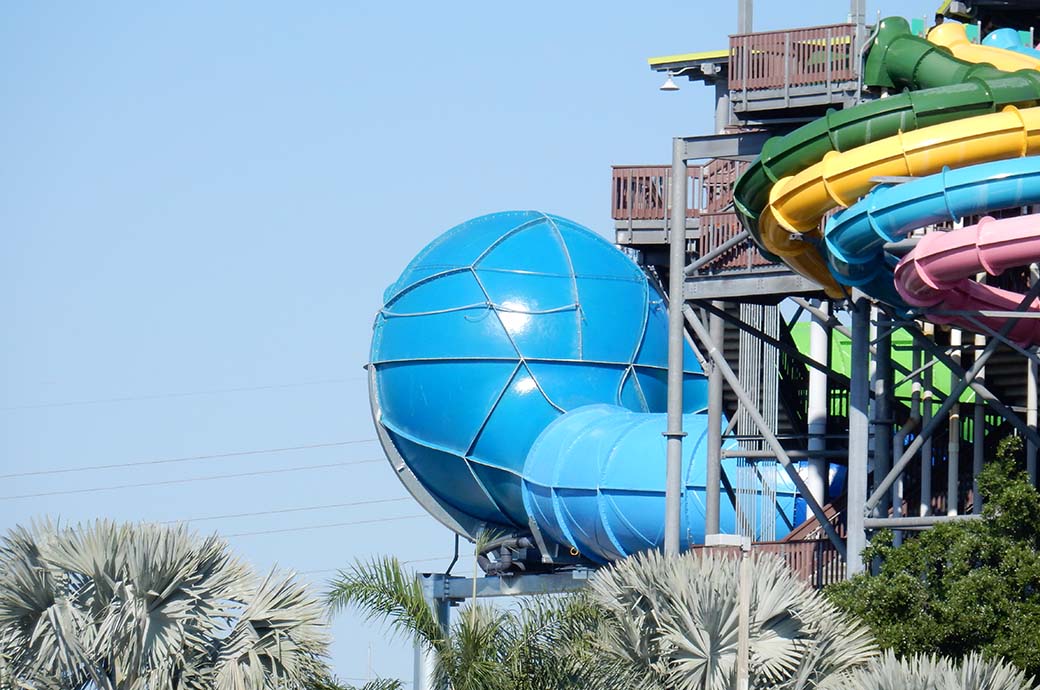 AquaSphere Water Slide Supplier for Aquatica Orlando by SeaWorld, FL, USA