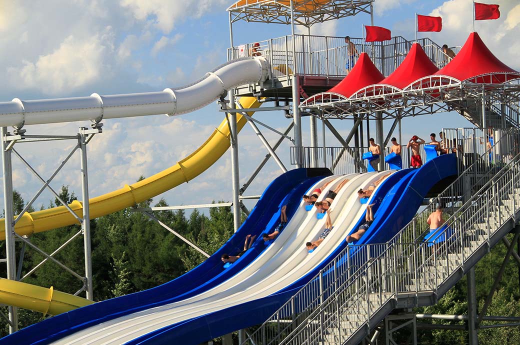 Mat Racer Water Slide - Calypso Waterpark, Ottawa, ON, Canada