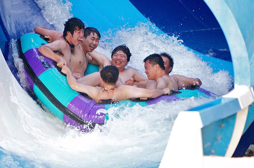 Python Water Slide at Playa Maya Waterpark (OCT), Shanghai, China