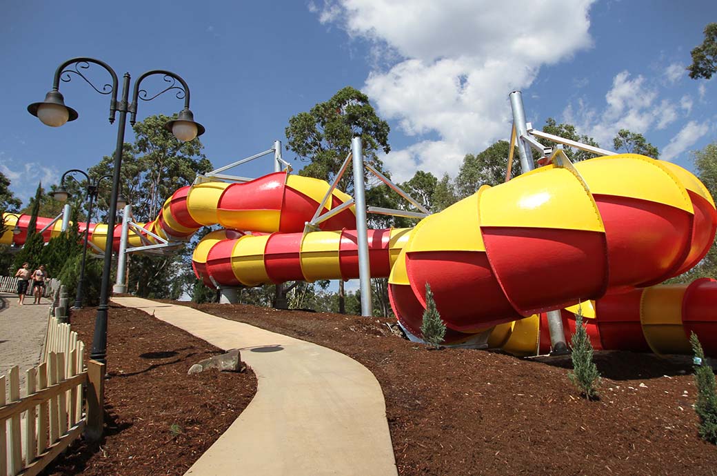 Constrictor Water Slide at Wet'n'Wild Water Park, Gold Coast, Australia