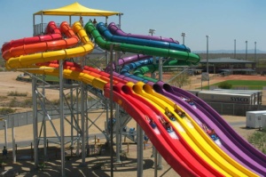 Whizzard Racing Water Slide - WetnWild, Phoenix, AZ, USA