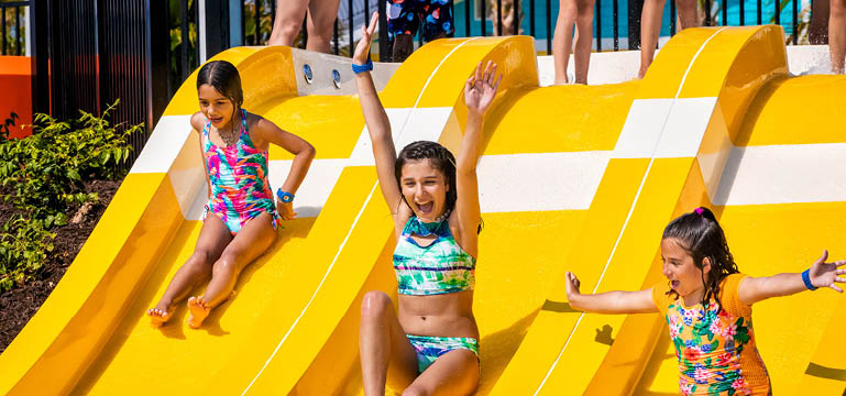 Mini Multi Lane Water Slide for Kids