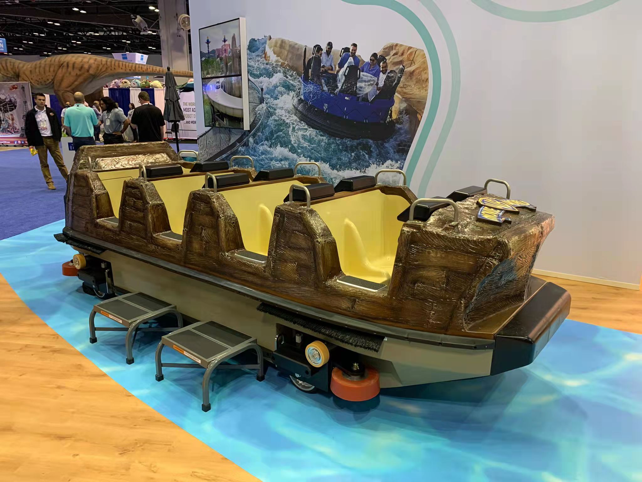 Warner Bros Movie Land Super Flume boat at IAAPA 2021 (1)