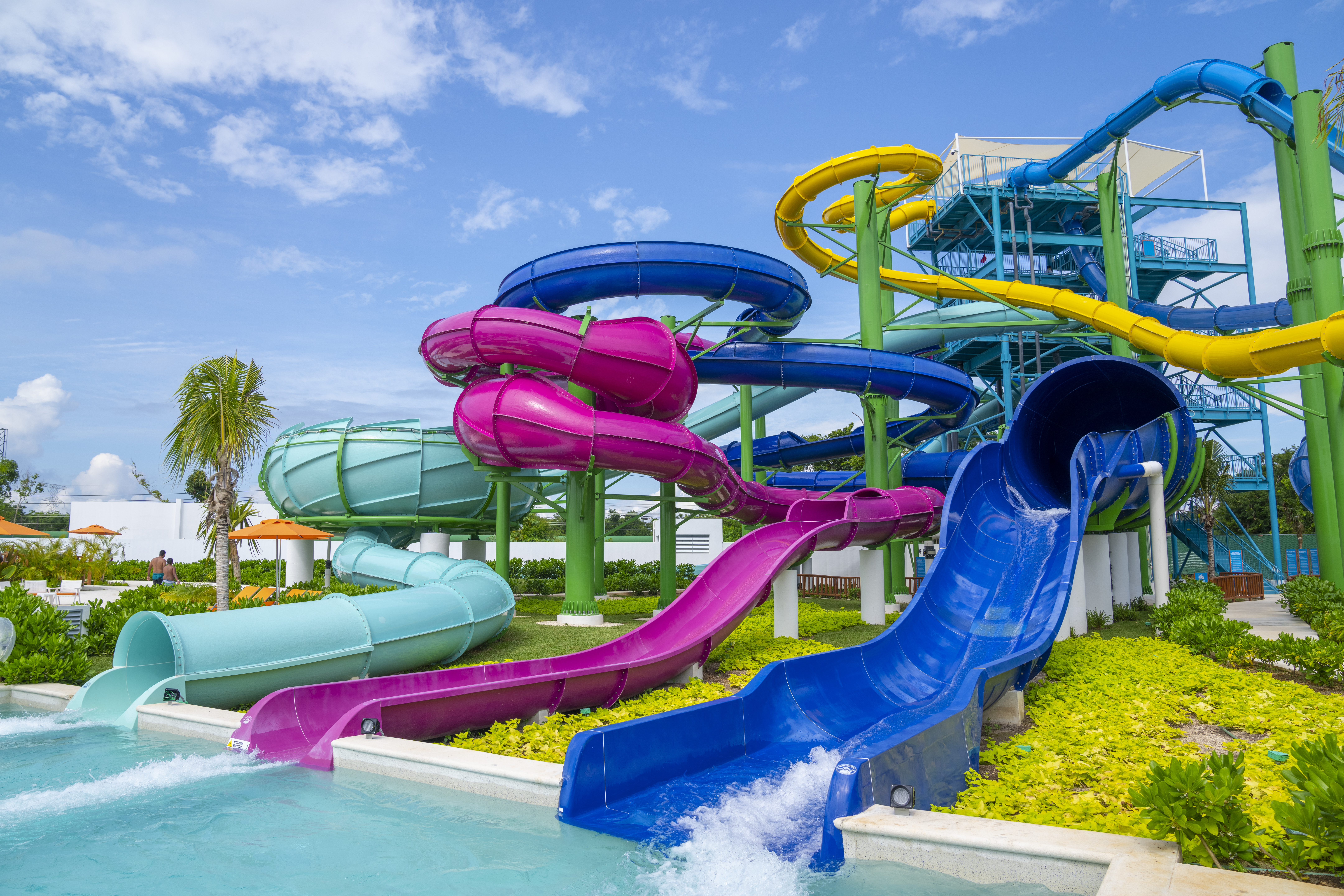 Slide Tower, AquaNick at Nickelodeon Hotel and Resort, Cancun, Mexico