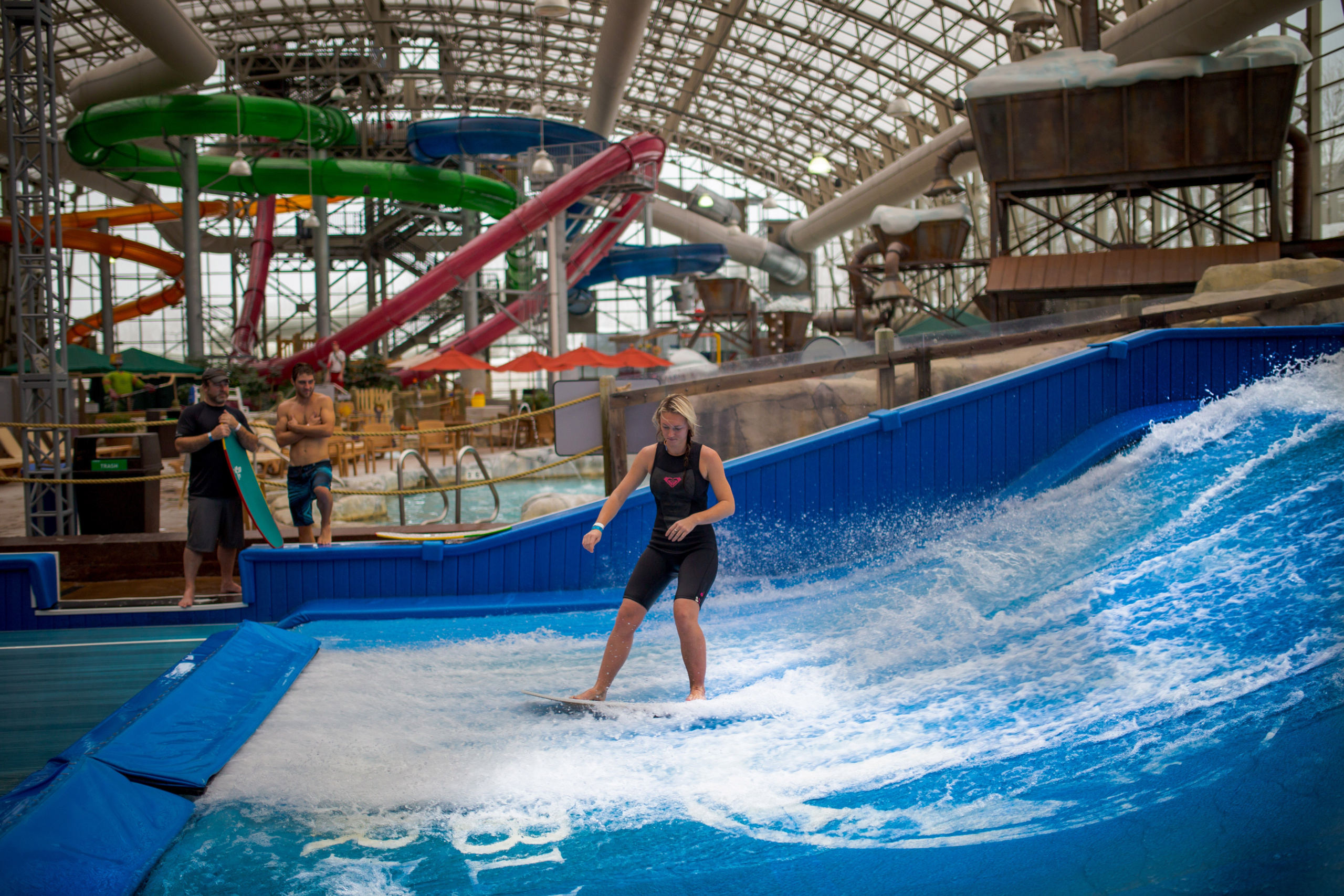 FlowRider Double in Indoor Water Park