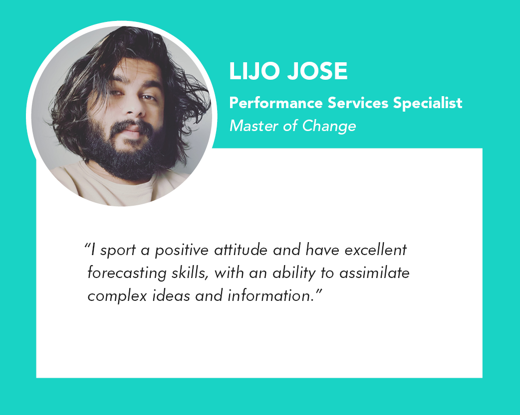 Performance Services team member profile and quote