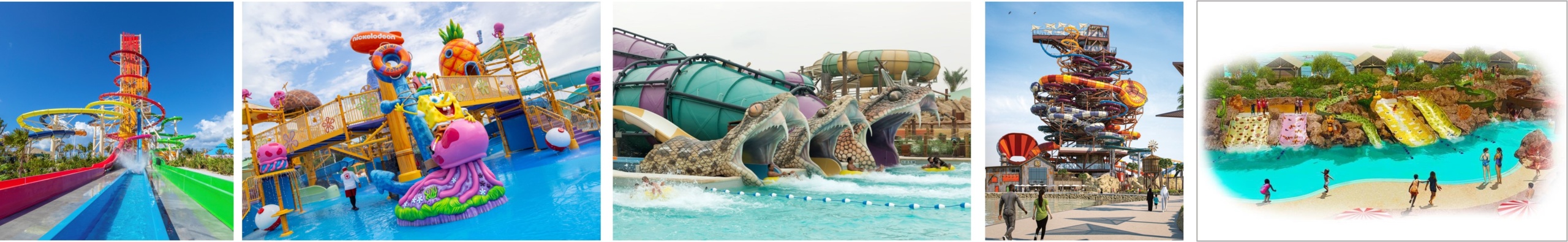 water parks, water slides, aquatic play