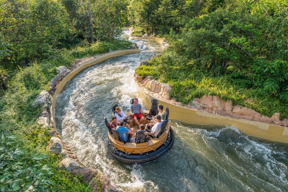 A river raft ride
