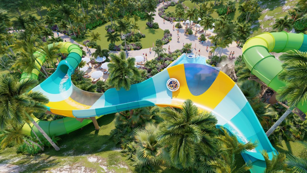 water slide render