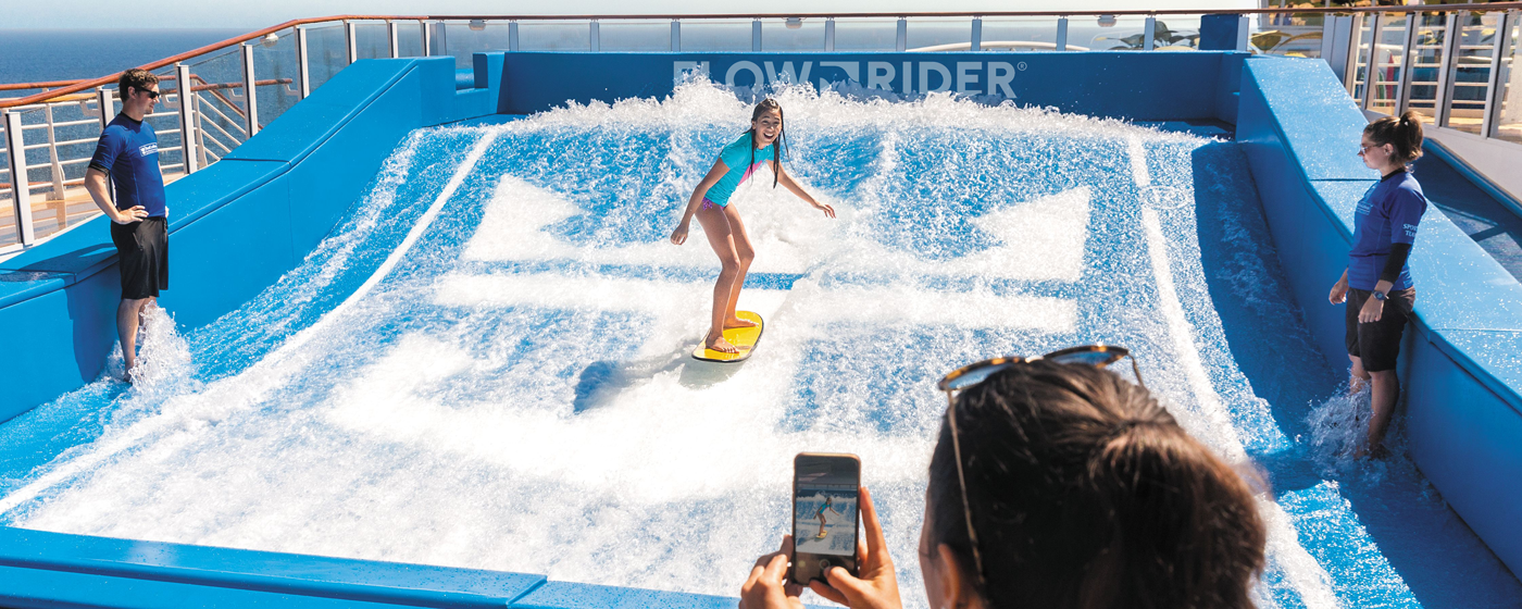 FlowRider Double on RCCL Harmony of the Seas ship