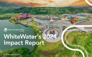Cover page of WhiteWater's impact report 2024