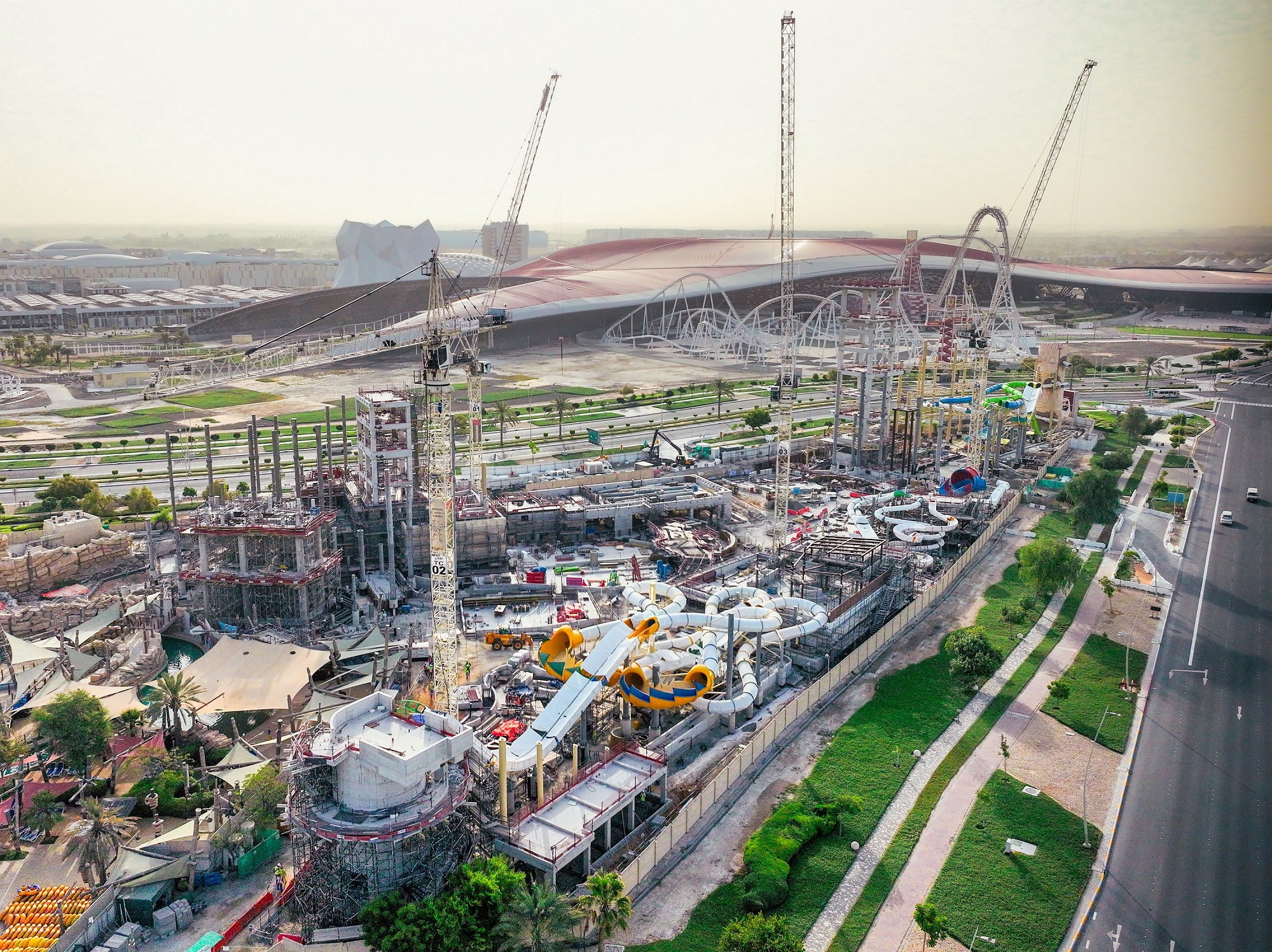 water park under construction