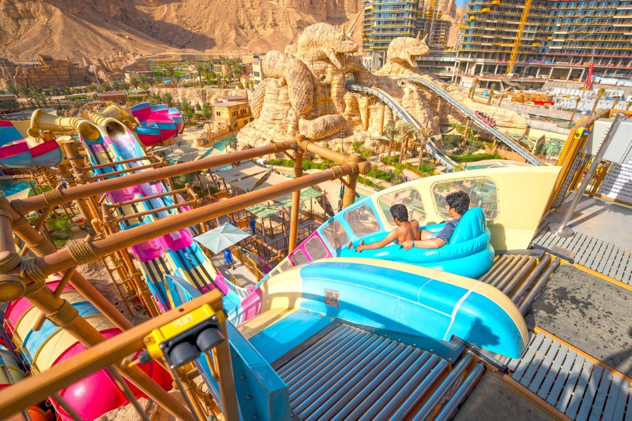 Racing water coaster