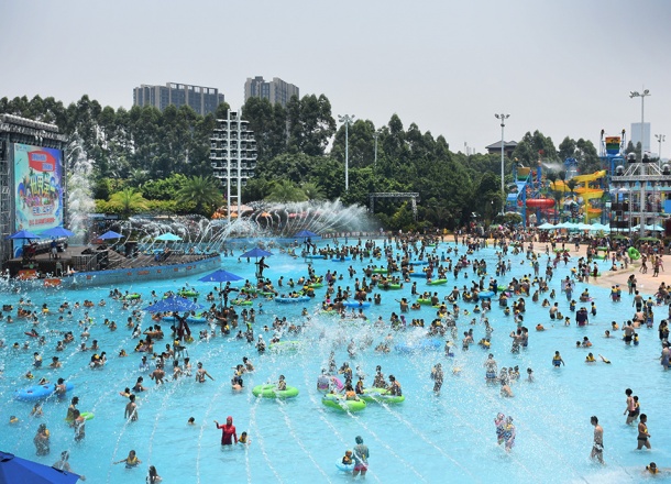 Dual Wave Pool - Chimelong Waterpark, Guangzhou, China