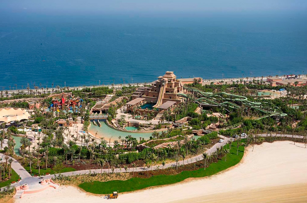 Overview, Aquaventure Waterpark Atlantis The Palm, Dubai, UAE