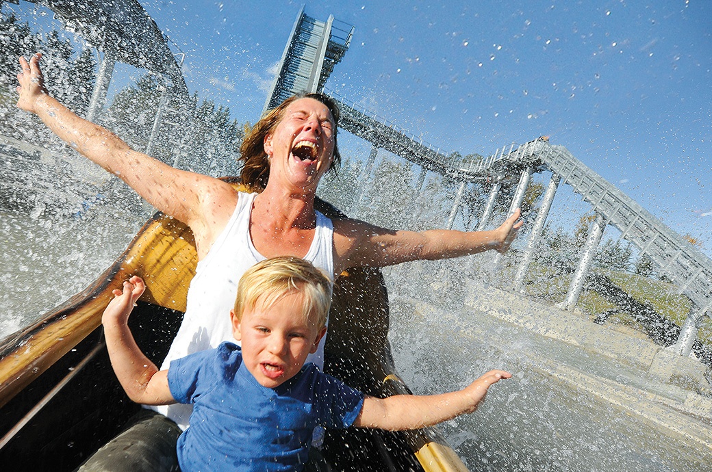 Log Flume, Calaway Park, Calgary, Canada