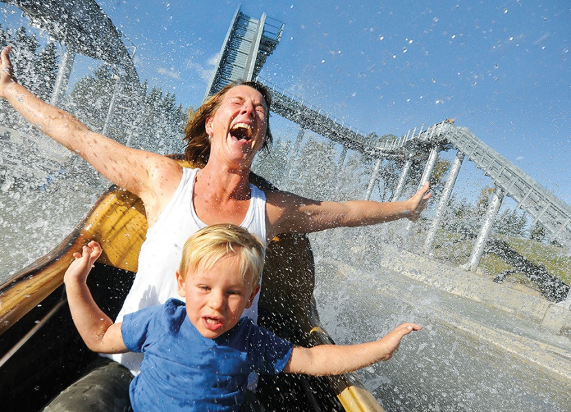 Log Flume, Calaway Park, Calgary, Canada