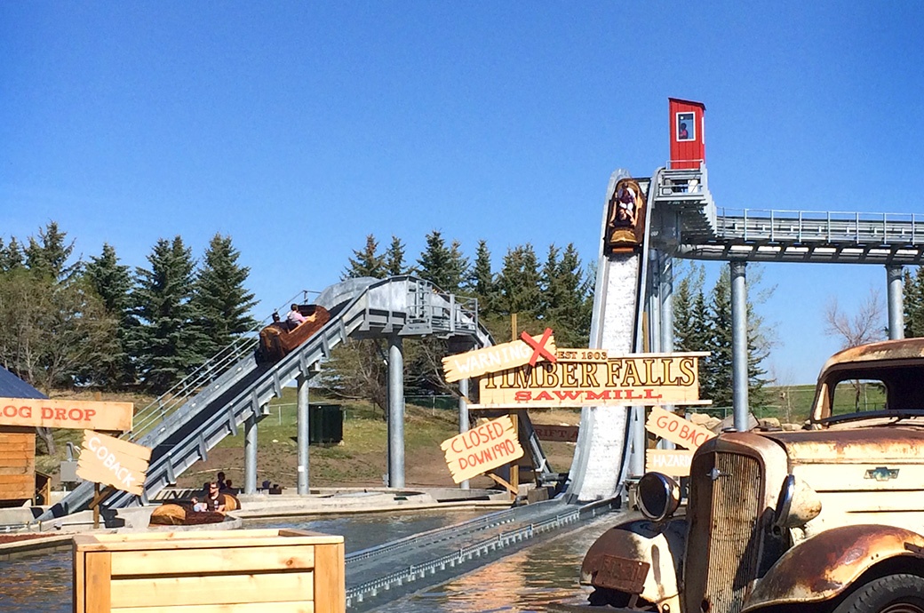 Log Flume, Calaway Park, Calgary, Canada