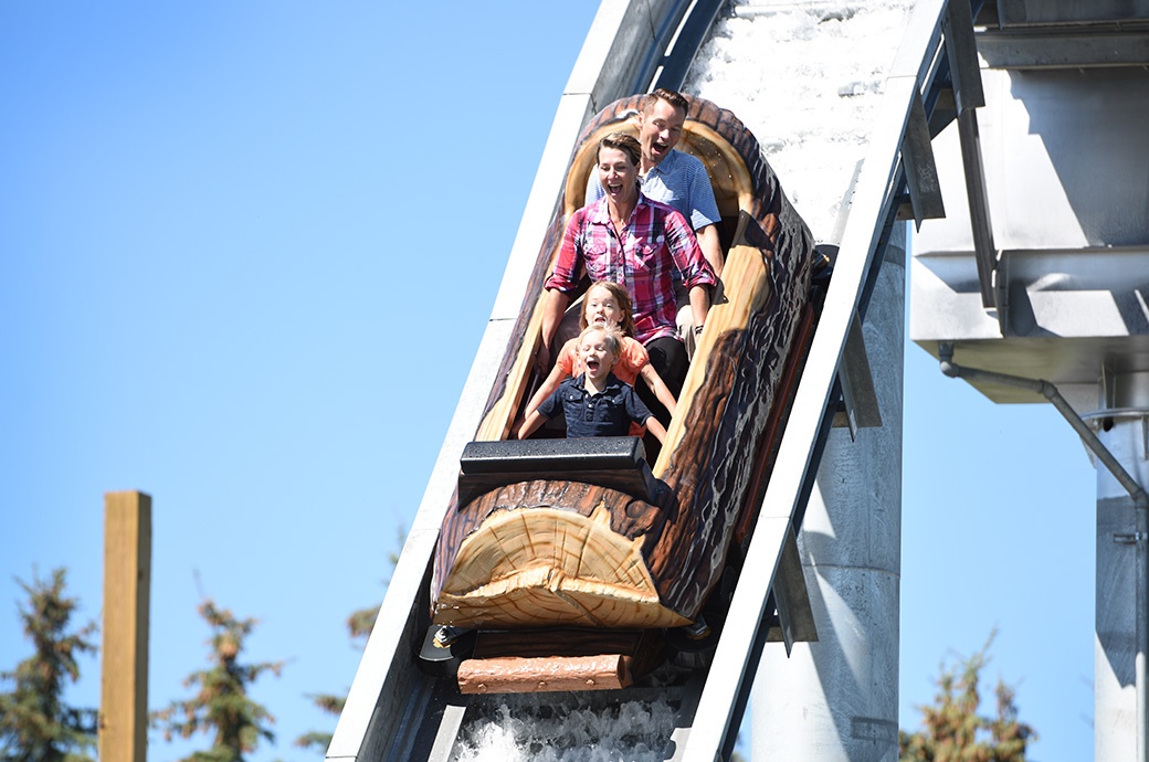 Log Flume, Calaway Park, Calgary, Canada