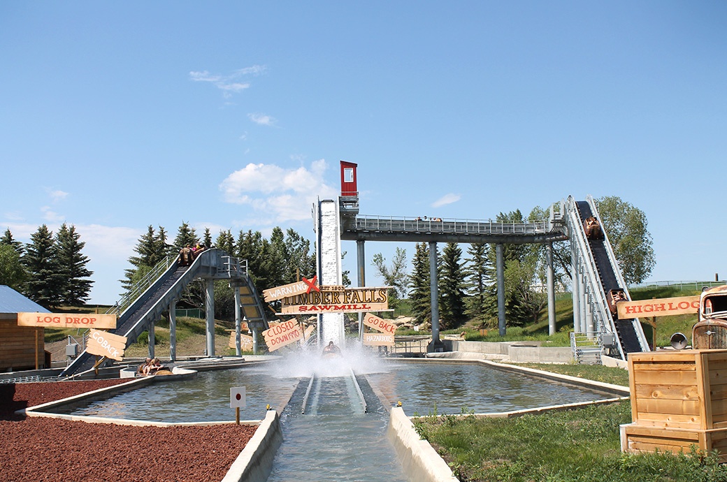 Log Flume, Calaway Park, Calgary, Canada