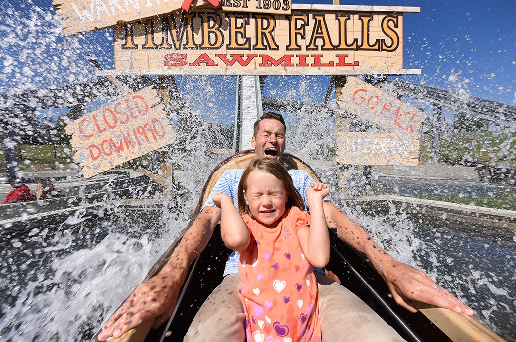 Log Flume, Calaway Park, Calgary, Canada