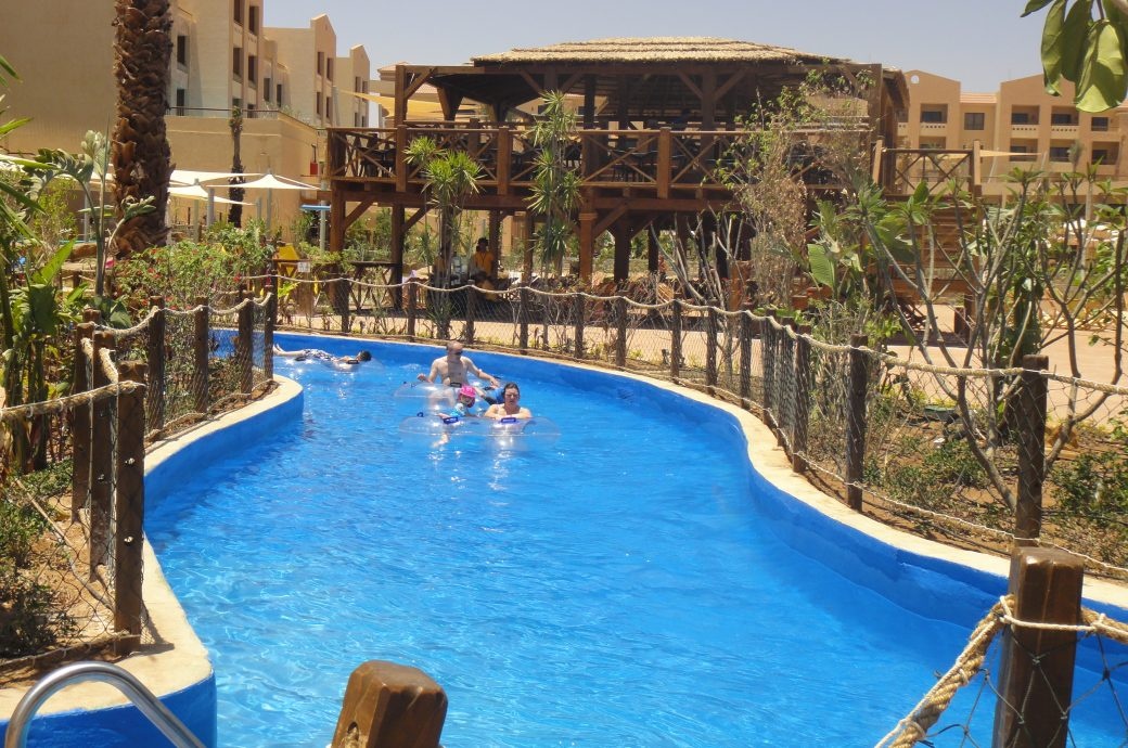 Lazy River. Coral Sea Holiday Resort and Aqua Park, Sharm El Sheikh, Egypt