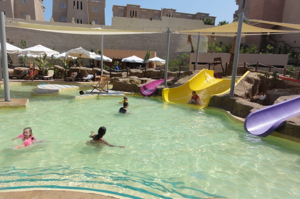 Mini Ramp Slide. Coral Sea Holiday Resort and Aqua Park, Sharm El Sheikh, Egypt