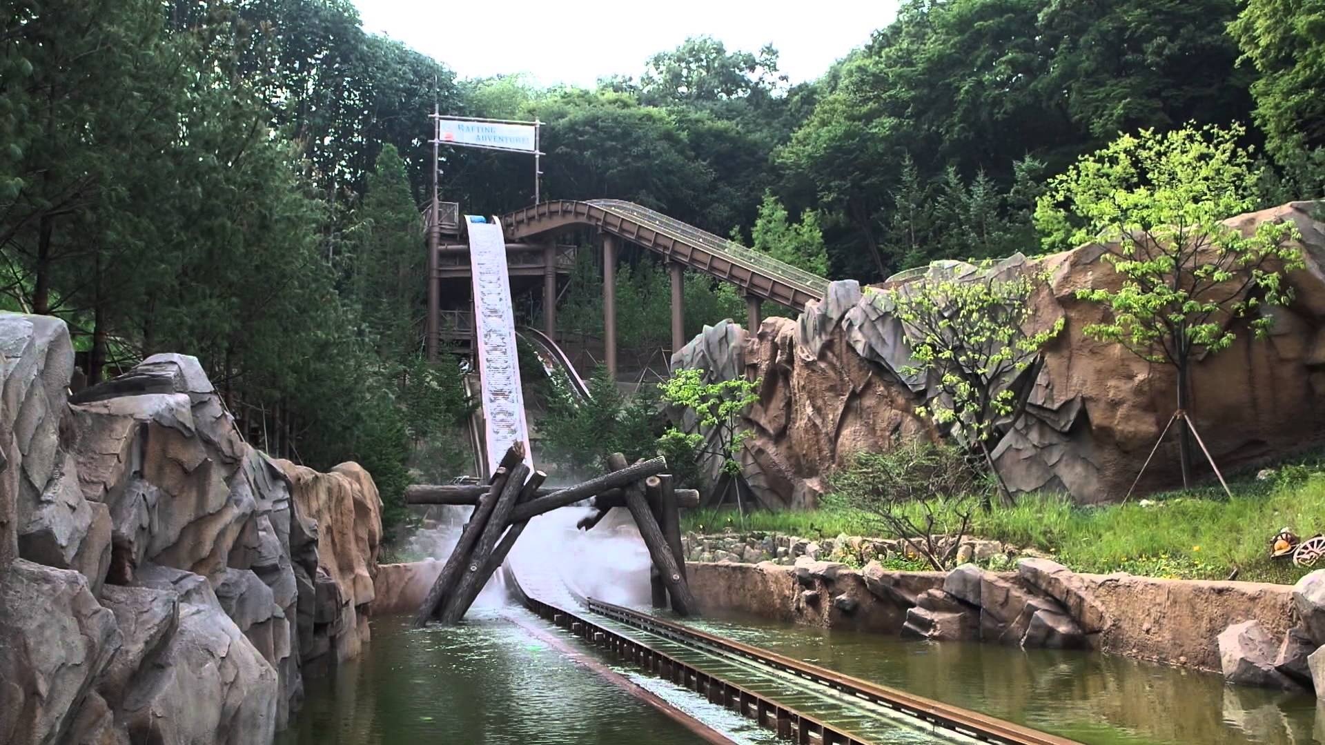 Super Flume, Wave Pool, Caribbean Bay Everland Resort, Korea