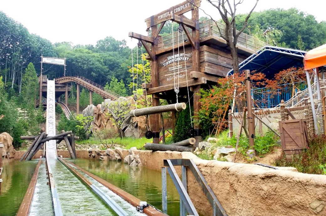 Super Flume, Wave Pool, Caribbean Bay Everland Resort, Korea