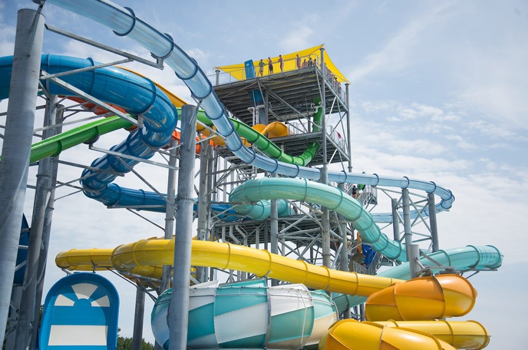 Slide Tower, H2OBX, Powells Point, USA