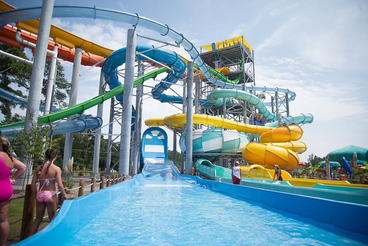 Slide Tower, H2OBX, Powells Point, USA