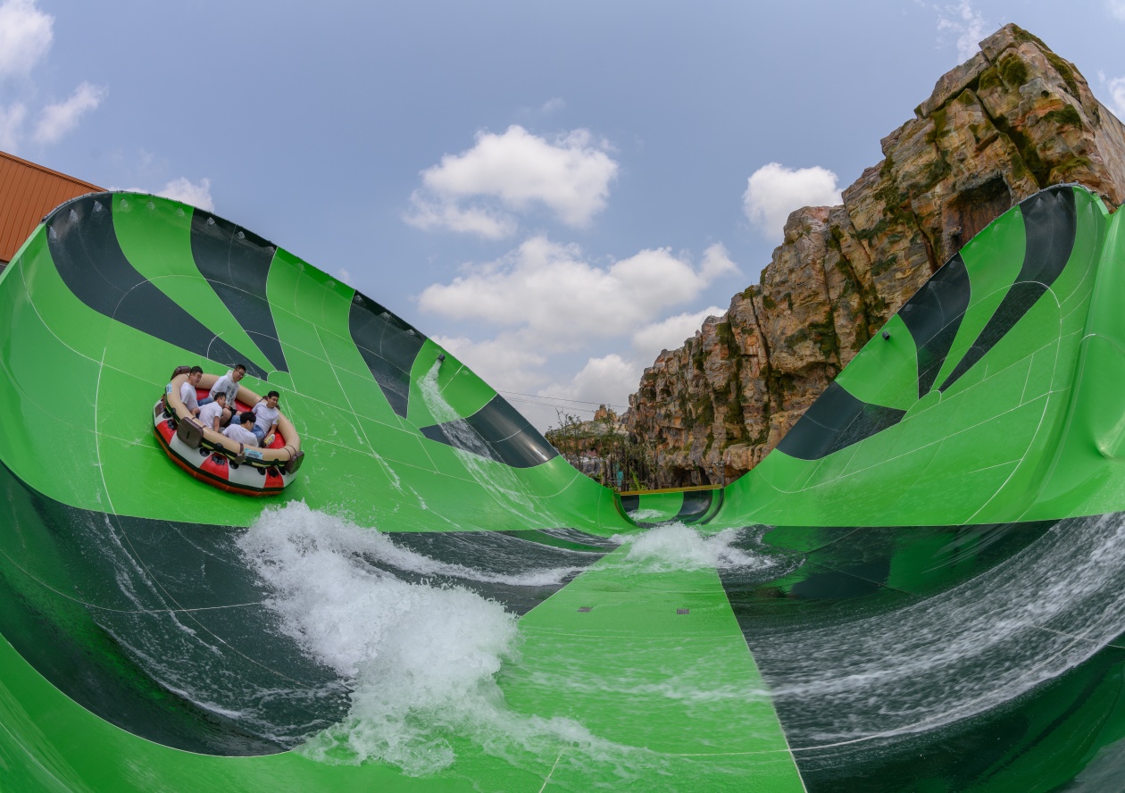 Spinning Rapids Ride, Haichang Ocean Park, Shanghai, China