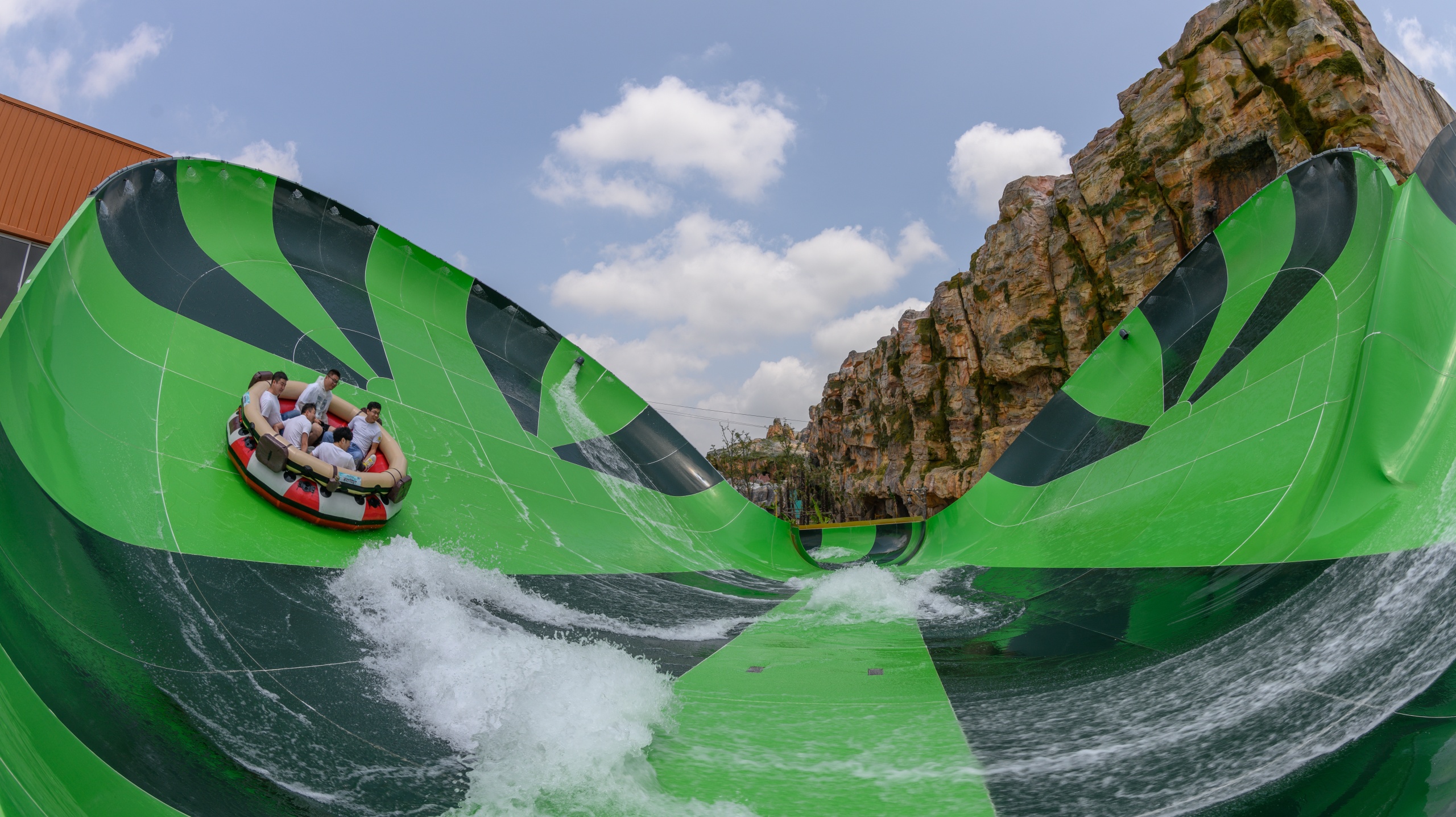 Spinning Rapids Ride, Haichang Ocean Park, Shanghai, China