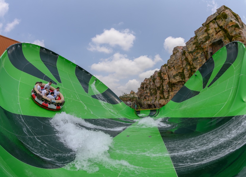 Spinning Rapids Ride, Haichang Ocean Park, Shanghai, China