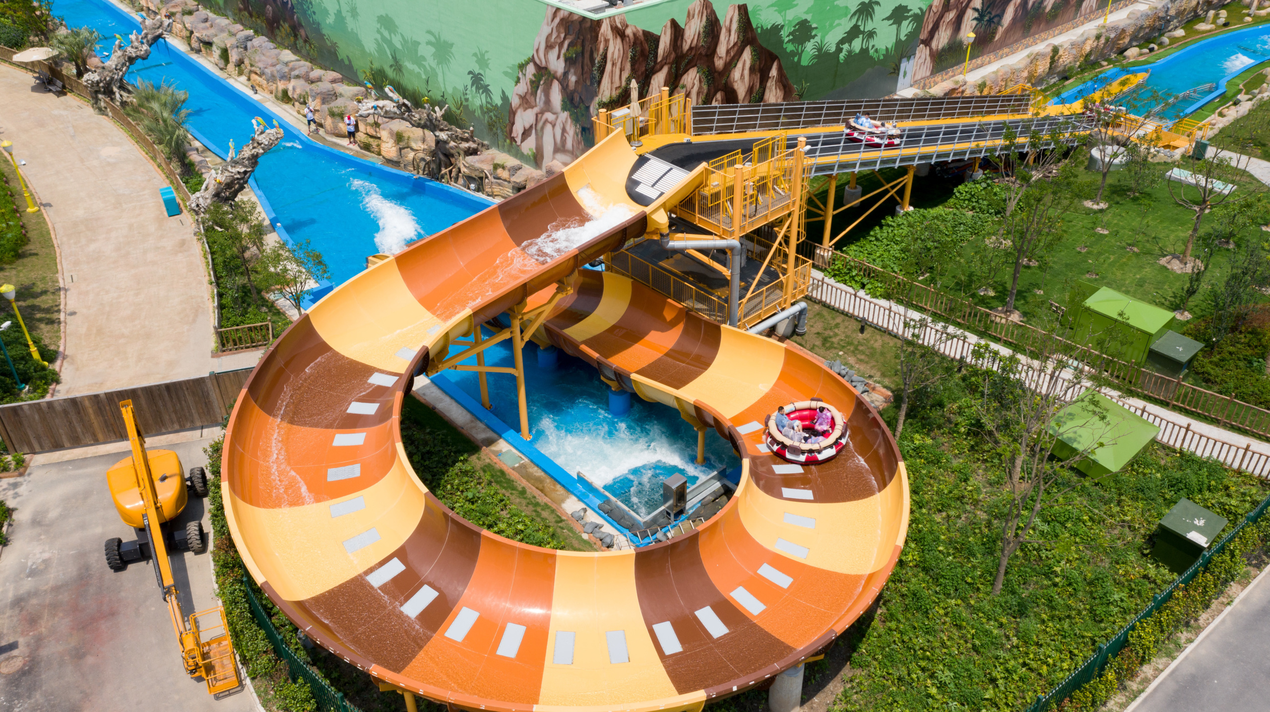 Spinning Rapids Ride, Haichang Ocean Park, Shanghai, China