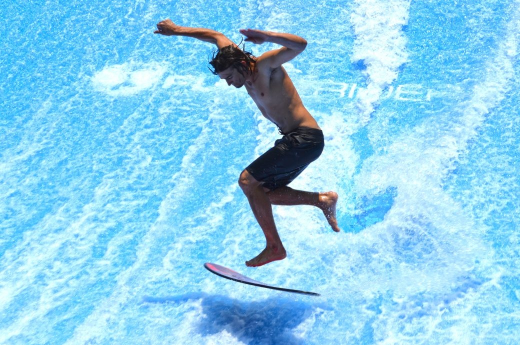 FlowRider, Happy Magic Water Cube, Nanjing, China