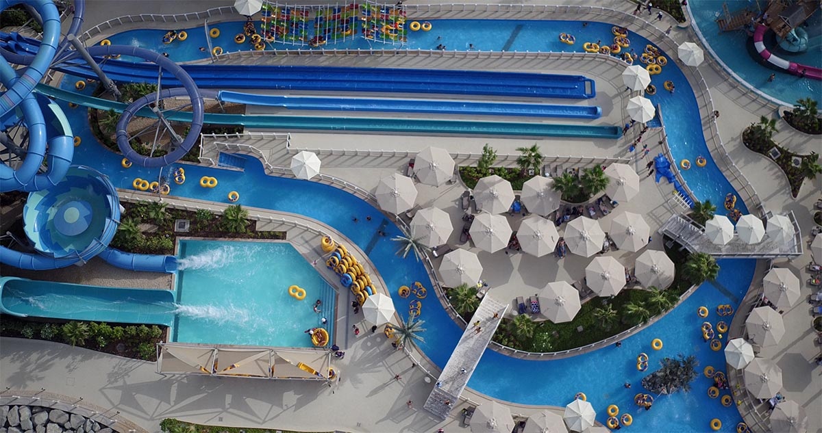 Overview, Laguna Water Park, Dubai, UAE