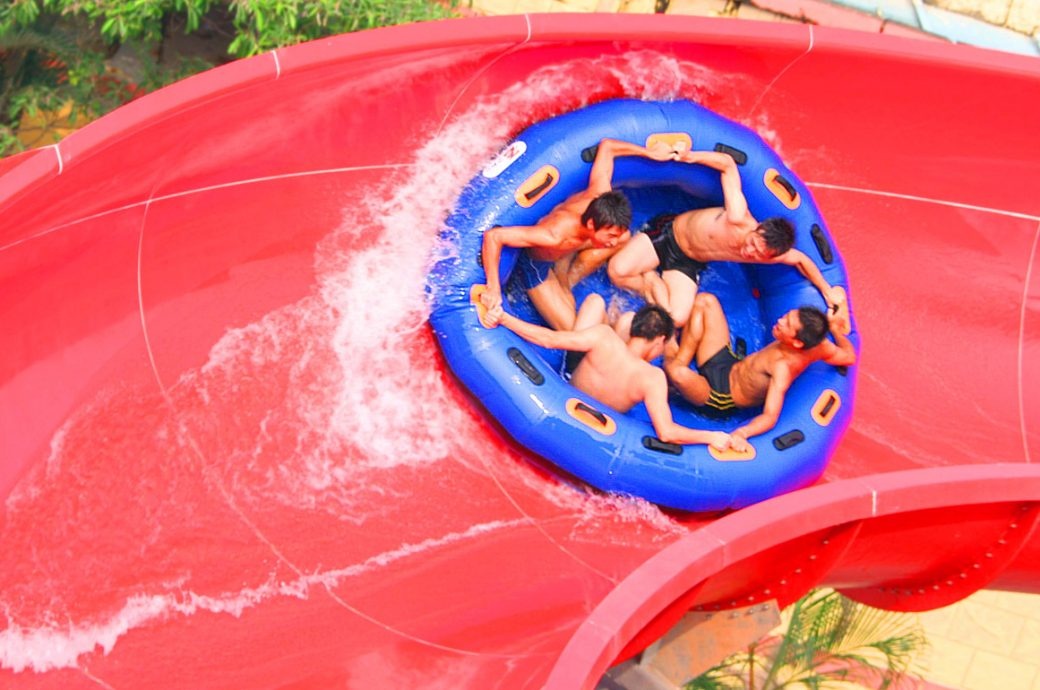 Family Raft Ride, Happy Valley OCT Shenzhen, China