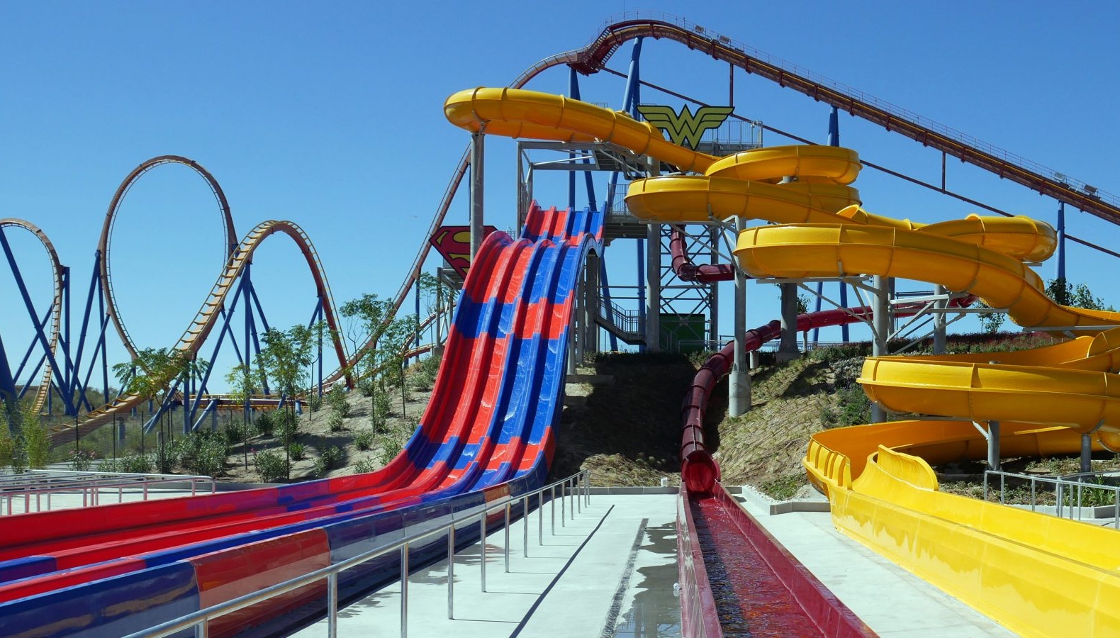 Mat Racer, Parque Warner Beach, Madrid, Spain