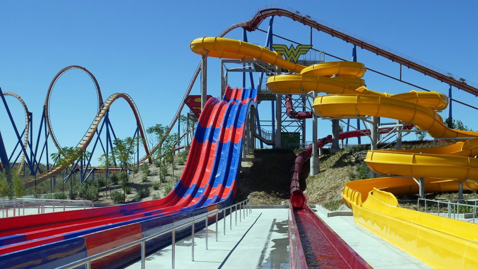 Mat Racer, Parque Warner Beach, Madrid, Spain